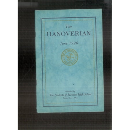 (Custom Reprint) Yearbook: 1926 Hanover High School - Hanoverian Yearbook (Hanover, MA)