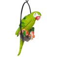 thumbnail image 2 of Citystores Parrot Ornament with Ring Exquisite Colorfast Hanging Summer Parrot Bird Pendant Garden Statue Decor, 2 of 8