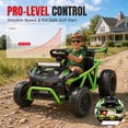 thumbnail image 2 of 36V Ride On Car for Big Kids, Battery Powered Ride on Toy with Bluetooth, Music, Rear Wheel Spring Suspension, Max 9.3 MPH, Kids Electric Vehicle for Boys Girls, 2 of 8
