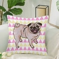 thumbnail image 2 of MKHERT Funny Pug Pillow Covers Pillowcase Throw Pillows 18x18 inch, 2 of 2
