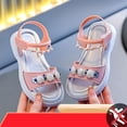 thumbnail image 5 of Girls Pearl Princess Sandals Anti-Slip Soft Sole Beach Shoes for 3.5-11Y Pink 5.5-6 Years, 5 of 5