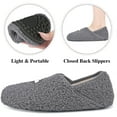 thumbnail image 3 of Ecetana Women's Men's Slippers Slip On Travel Unisex Fuzzy Fluffy Lining Socks House Shoes, 3 of 6