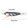 thumbnail image 4 of Señuelo Pesca Luminoso Anzuelos Calamar Anzuelo Artificial Cebos Jigging (), 4 of 4