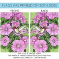 thumbnail image 4 of Toland Home Garden Hummingbird and Petunias Bird Flower Flag Double Sided 12x18 Inch, 4 of 5