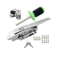 thumbnail image 1 of Cooler Door Latch Kit, Safety Freezer Door Latch Handle Set, With Adjustable Offset Strike And Inside Release And Keys, 1 of 4