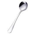 thumbnail image 3 of Round Soup Spoon Stainless Steel Silver 1Pcs 7.3x2x0.4in, 3 of 8