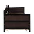 thumbnail image 4 of Wood Daybed with a Trundle, Trundle Daybed Twin Size Standard Twin Bed Frame No Box Spring Required, 4 of 7