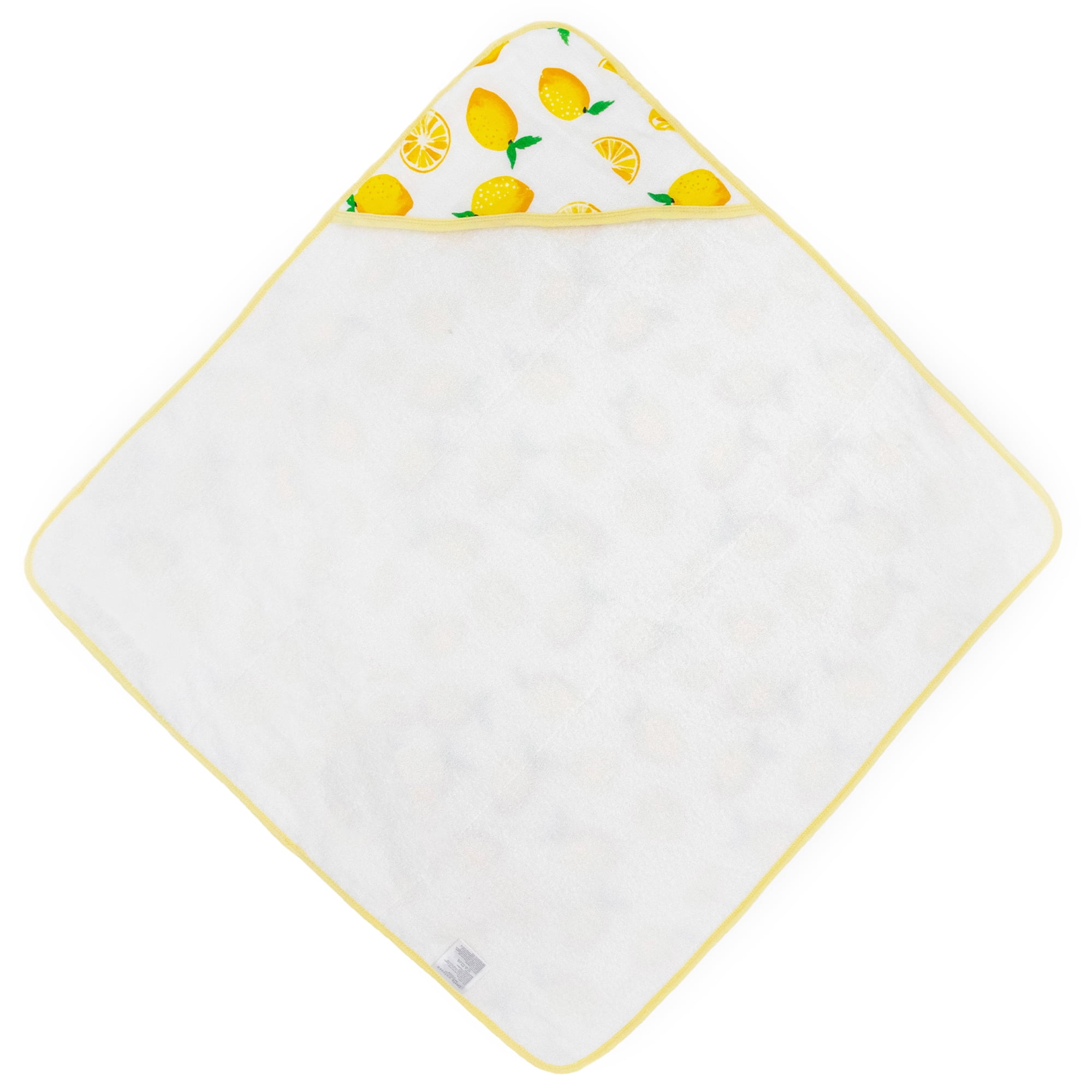 Little Unicorn Hooded Baby Towel - Baby Bath Essentials - Lemon