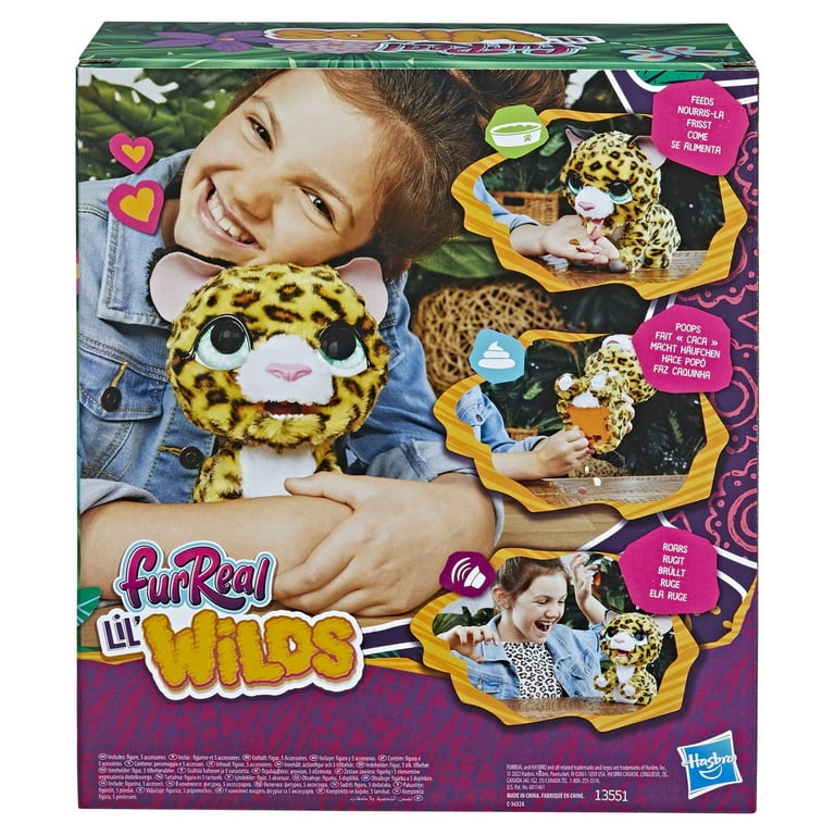 furReal Lil‚Äô Wilds Lolly the Leopard Plush Toy, interactive pet