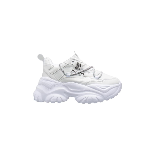 Tenis Mujer Kipon Dama Casual Urbano Moderno Plataforma Chunky blanco 25