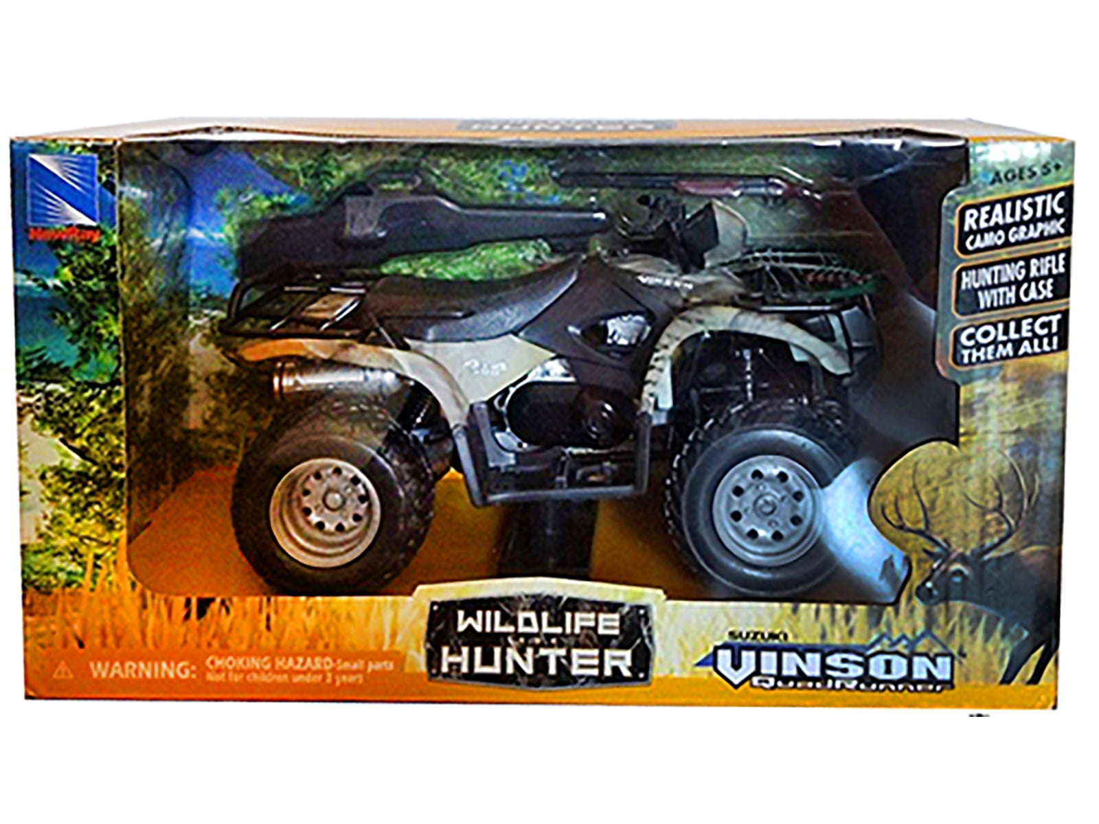 Suzuki Vinson 4x4 500 Quad Runner ATV Green 1/12 Diecast