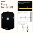 thumbnail image 3 of ANDY STAR Bathroom Mirror, 28"x36" Inch Matte Black Vanity Mirror, Unique Rectangle Mirror with Sophisticated Curved Design, Ideal for Bathroom, Living Room, Powder Room, 3 of 9