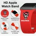 thumbnail image 2 of NC State HD Elite Edition Unisex Watch Band for Apple Watch, 42/44/45/49mm(46mm Series 10/11) Long by Affinity Bands, 2 of 3