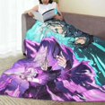 thumbnail image 5 of Jujutsu Anime Kaise Blanket Soft Cozy Fleece Throw Blanket Lightweight Warm Fuzzy Flannel Blankets and Throws for Couch Sofa Bed 40"x30", 5 of 8