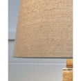 thumbnail image 3 of Signature Design by Ashley Coastal Glass Table Lamps with Rope Detail - Set of 2 - Brown/Clear, 3 of 5