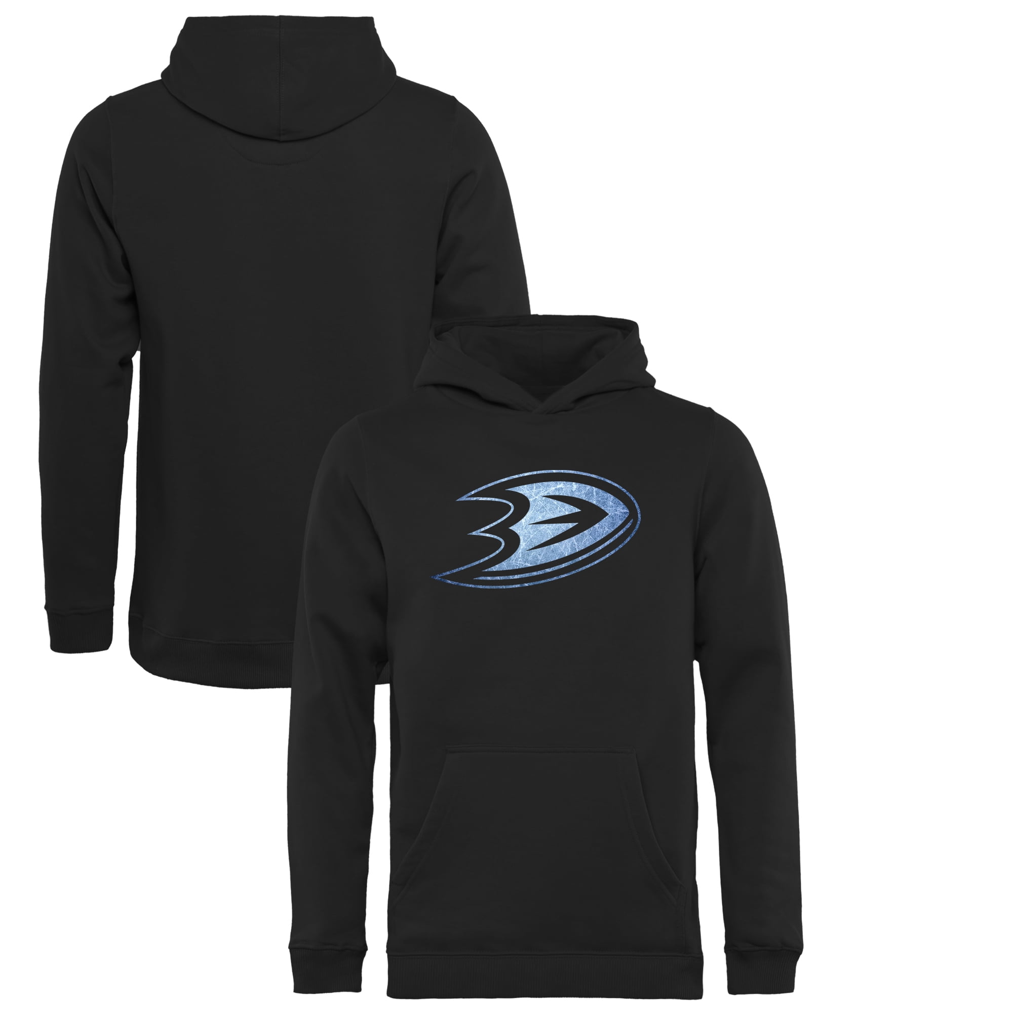Anaheim Ducks Youth Pond Hockey Pullover Hoodie Black by Football Fanatics/Ruppshirts