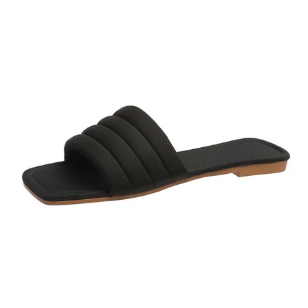 

Mackneog Ladies Multicolor Cloth Open Toe Casual Flat Sandals And Slippers Gift on Clearance