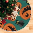 thumbnail image 5 of Coolnut Halloween Christmas Tree Skirt Halloween Tree Skirt, for Holiday Party Home Christmas Day Ornaments36", 5 of 6
