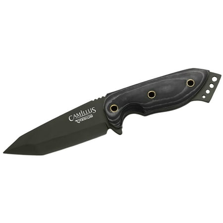 Camillus 7.75u0022 Fixed Blade Knife, Micarta Handle