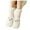 White, variant on FhsagQ Socks Women Socks Crotchless Socks Cartoon Warm Socks Slippers Women's Sleeping Floor Non Thicken Socks Socks Fishnet Socks for Women Sets Socks for Women Crotchless Blue White One Size