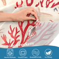 thumbnail image 4 of Yayeee Kitchen Valance Rod Pocket 54" x 18" Living Room Window Curtain, Retro Starfish, 4 of 6