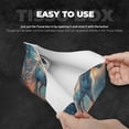 thumbnail image 5 of Lsque Forest Lake White Horse Printed Long Tissue Box Cover Holder, Facial Paper Organizer Dispenser,Triangle with Bottom Belt, PVC Leather Decorative Organizer, 5 of 9