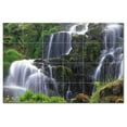 thumbnail image 1 of Waterfall Picture Ceramic Tile Mural Kitchen Backsplash Bathroom Shower, 406195, 1 of 3