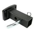 thumbnail image 3 of Trailer Bumper Hitch Receiver, Trailer Receiver Tube Sprayed Plastic  Iron Galvanized Stable Connection  For Camping RV, 3 of 8