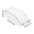thumbnail image 2 of Promotion!Stackable Plastic Food Storage Bins for Refrigerator Organizer Transparent C, 2 of 12