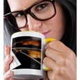 thumbnail image 2 of 3drose, Elegance Music Sheet and Violins- Photography, 11oz Two-tone Yellow Mug, 2 of 6