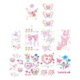 thumbnail image 4 of Colorful Butterfly Temporary Tattoo Sticker - Waterproof, Long-Lasting Fake Body Art Decal for Women & Girls, Vibrant Designs, 4 of 8
