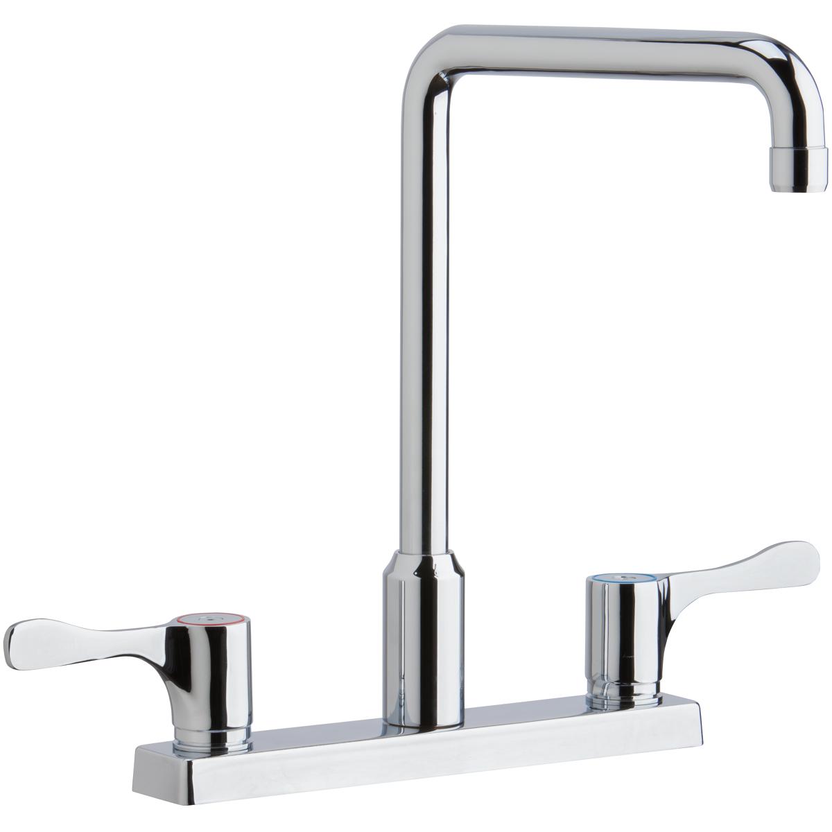 Elkay LKD2442BHC Elkay 8" Centerset Exposed Deck Mount Faucet with Arc