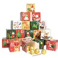 thumbnail image 1 of Caja de embalaje de rompecabezas de Cuenta regresiva creativa de Navidad El Mercado de Encantos 24 días 7x7x7cm, 1 of 3