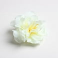 thumbnail image 3 of 10 cabezas de flores de peonía artificiales de 9 cm para decoración de sombreros de boda. Blanquecino, 3 of 8