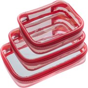 Filmsticks Thermoplastic Polyurethane Transparent Cases, Red, Set of 3