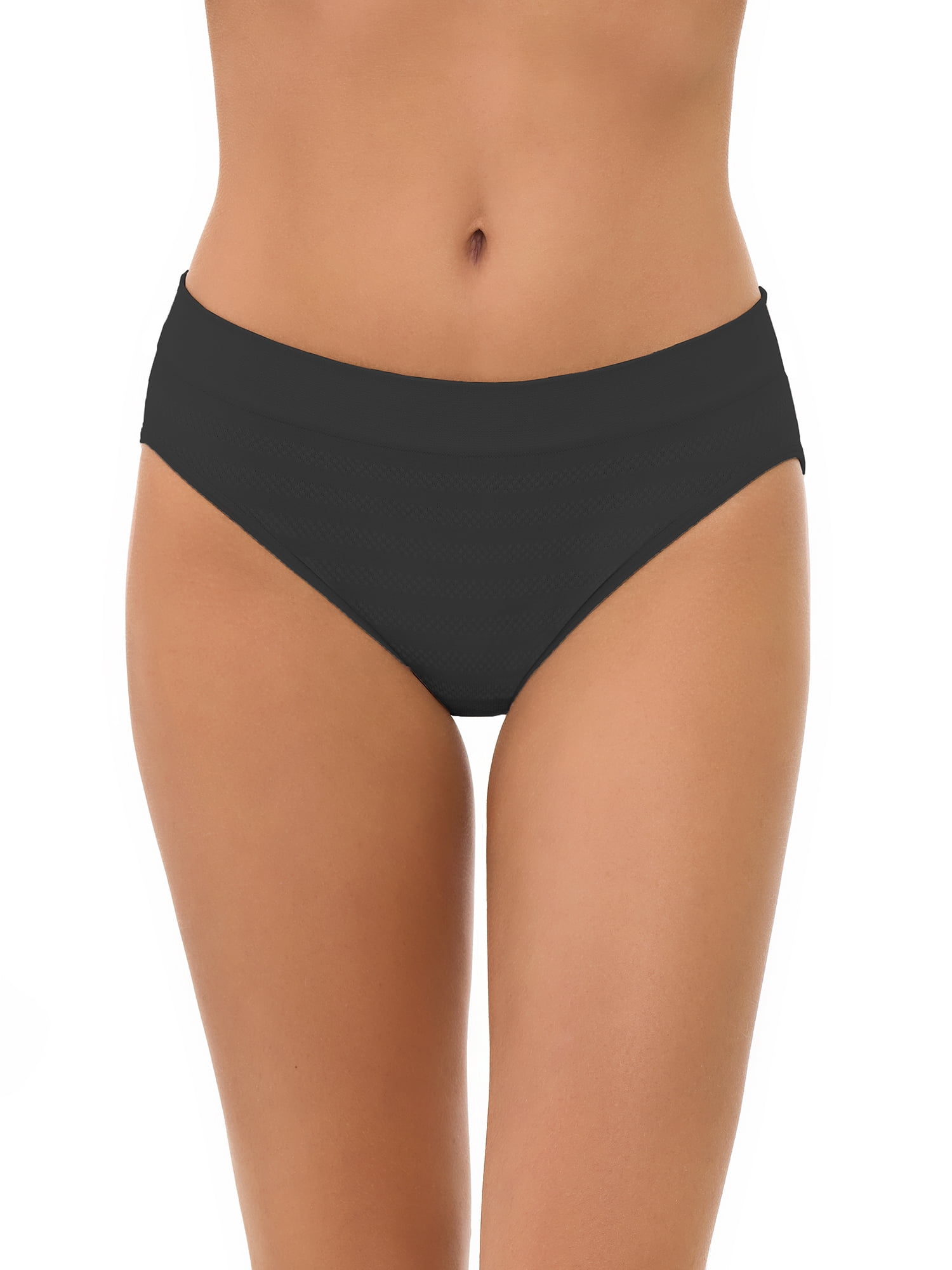 Joyspun Women's Seamless Hipster Panties, 6-Pack, Sizes XS-XXXL