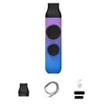 thumbnail image 3 of Flauta de boca Kazoo, instrumento musical ligero y fácil de transportar con 10 membranas violeta azul, 3 of 8