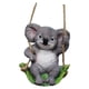 thumbnail image 4 of Colección de artesanías decorativas colgantes con forma de animales de jardín, regalo decorativo de resina para jardín. Estilo E Koala, 4 of 8
