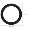 thumbnail image 2 of Worgeous Professional Gymnastic Rings ABS Black 2PCS 9x9x0.4in, 2 of 8