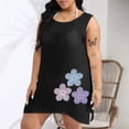 thumbnail image 5 of BOBOGOJP Bathing Suit Cover Up for Women Summer Dress Swimsuit Coverup Short Sleeve Beach Vacation Swimwear Black for Size XXXL, 5 of 7