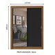 thumbnail image 3 of Ropero Closet Madesa Dallas Plus 2 Puertas Corredizas con Espejo 4 Cajones MN, 3 of 5