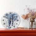thumbnail image 6 of Dreamtimes Watercolor Elephant Wall Clock, 10 Inch Silent Non Ticking Round Clock Oil Painting Clock Easy to Read Clock for Living Room Bedroom Bathroom Home Decor, 6 of 7
