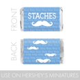 thumbnail image 4 of Mini envoltorios para barra de dulces Baby Gender Reveal - Pestañas o staches - 45 pegatinas, 4 of 5