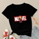 thumbnail image 3 of Camisetas de algodón de Marvel Scarlet Witch para niños, moda de verano, informales, con estampado de superhéroes, estilo Harajuku, color negro, 3 of 5