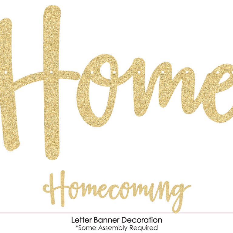 1 HOMECOMING sticker letters with glitter & bling 5 repeats per card