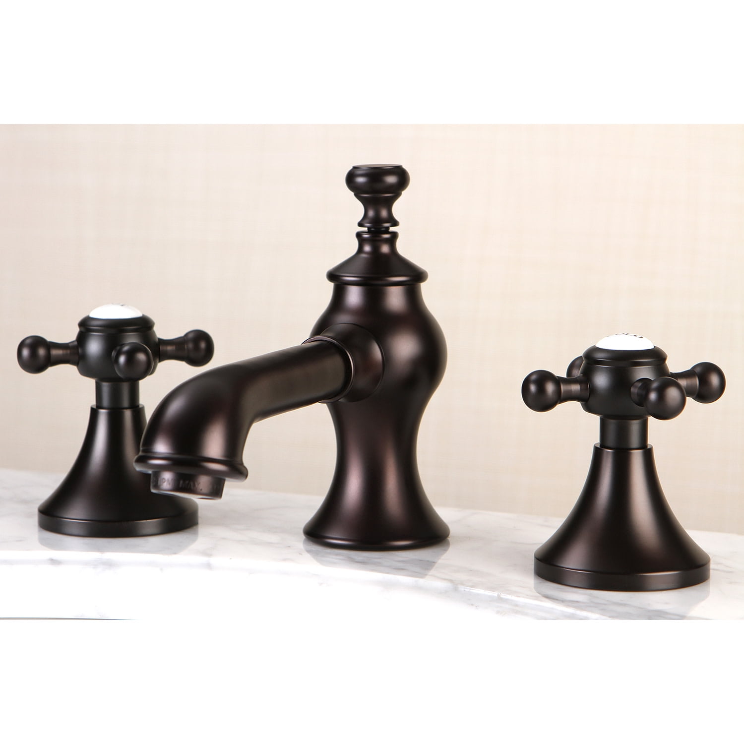 Kingston Brass KC7065BX 8 in. Widespread Bathroom Faucet, Oil Rubbed Bronze