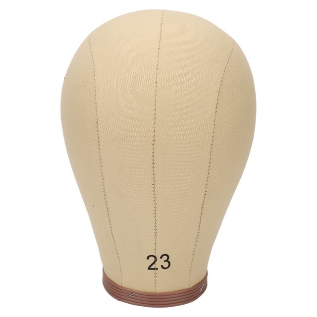 Cork Block Head, Clips 23in Display Mannequin Head Improve Efficiency for Hairdressing