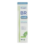 Essential Oxygen BR Organic Toothpaste Peppermint -- 4 oz Pack of 3