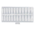 thumbnail image 1 of Uñas 120 Piezas Tubo De Agua Transparente Uñas Uñas Transparente Cobertura Total Presionado En Las Uñas Para DIY Uñas Práctica De Salón De Uñas, 1 of 3
