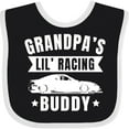 thumbnail image 3 of Inktastic Grandpas Lil Racing Buddy Boys or Girls Baby Bib, 3 of 4